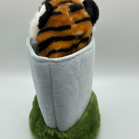 Aurora TIGER Plush Puppet Stuffed Animal Toy In Tree 11” New Without Tags - Picture 4 of 14